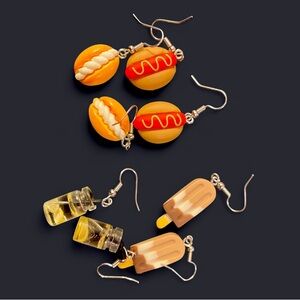 Snack Attack Earring Set | Kawaii Foodcore Y2K Style